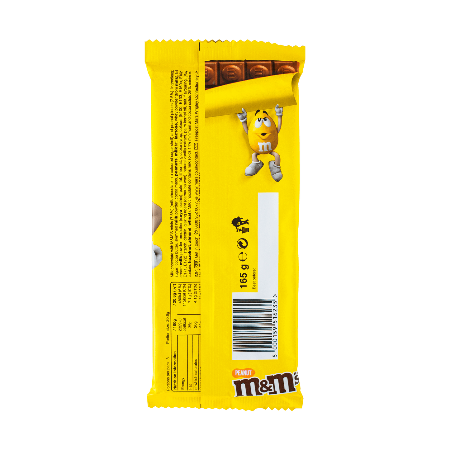 M&M Peanut Chocolate 165g