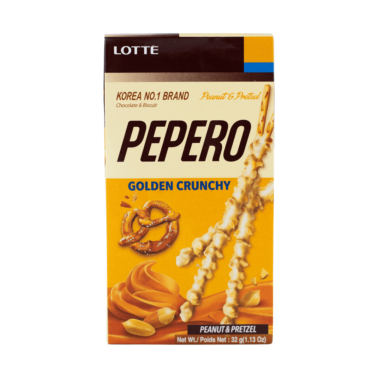 Lotte Pepero Golden Crunchy 32g