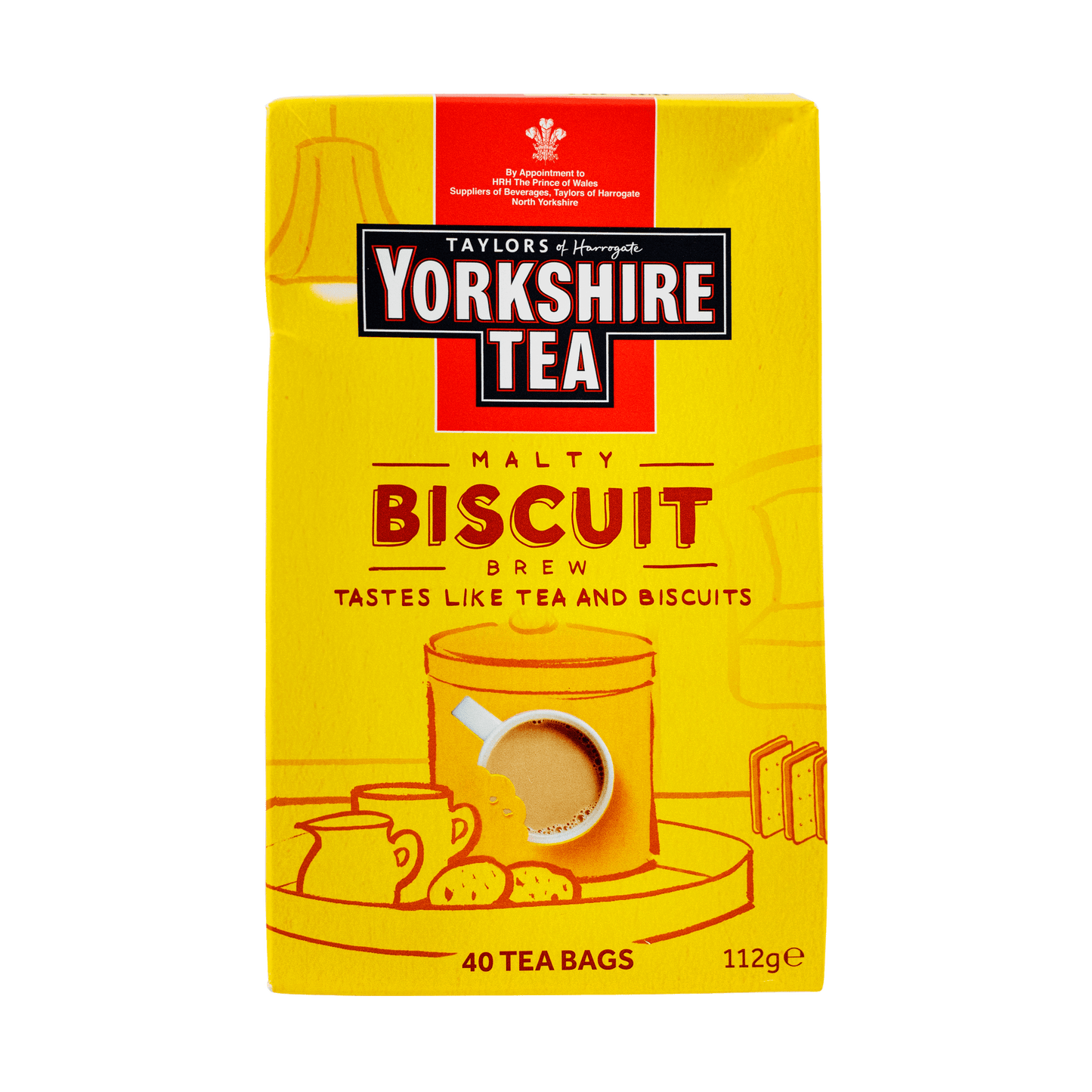 Yorkshire Tea  Malty Biscuit Brew Flavour 112g – Nativall
