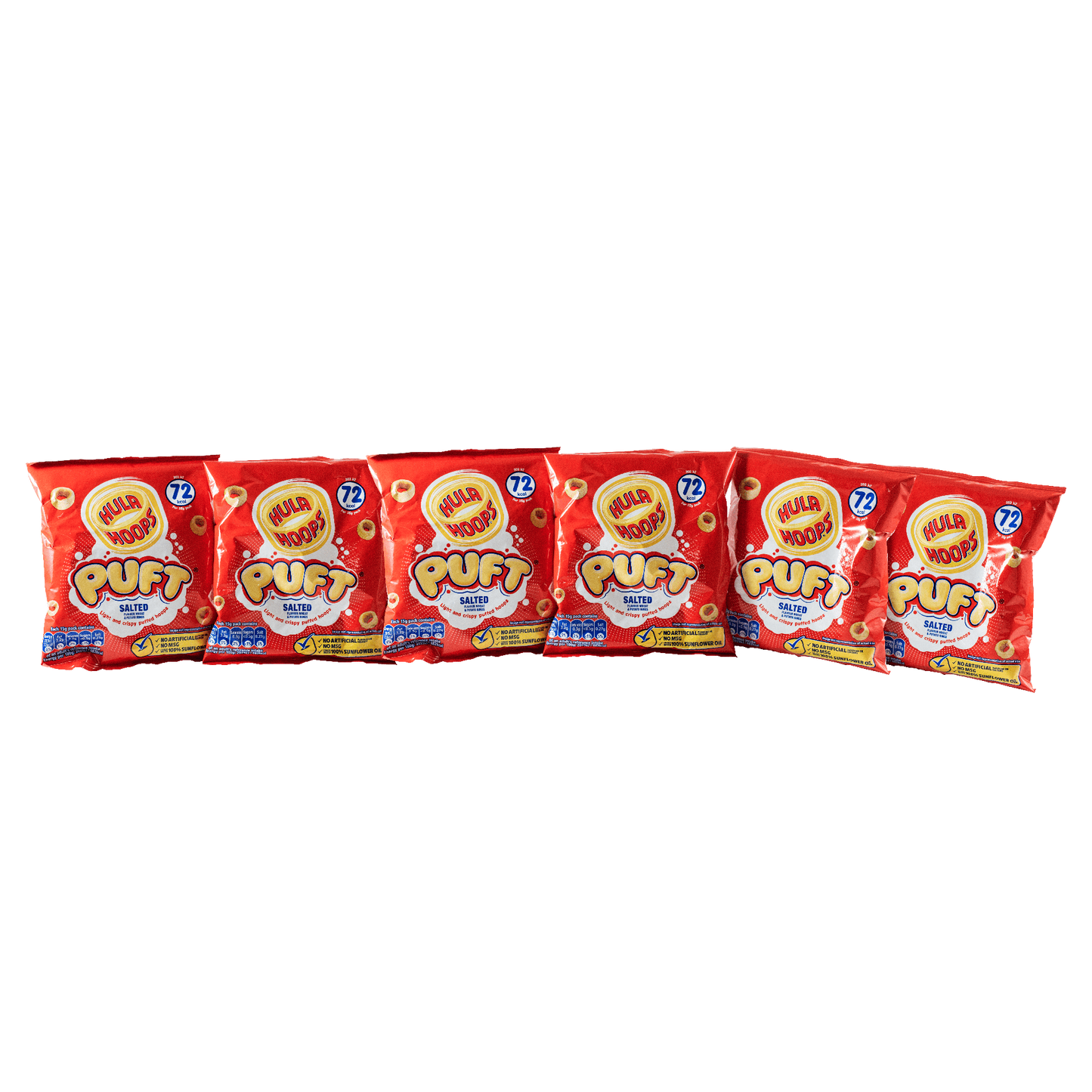 Hula Hoops Puft (Pack of 6) 15g