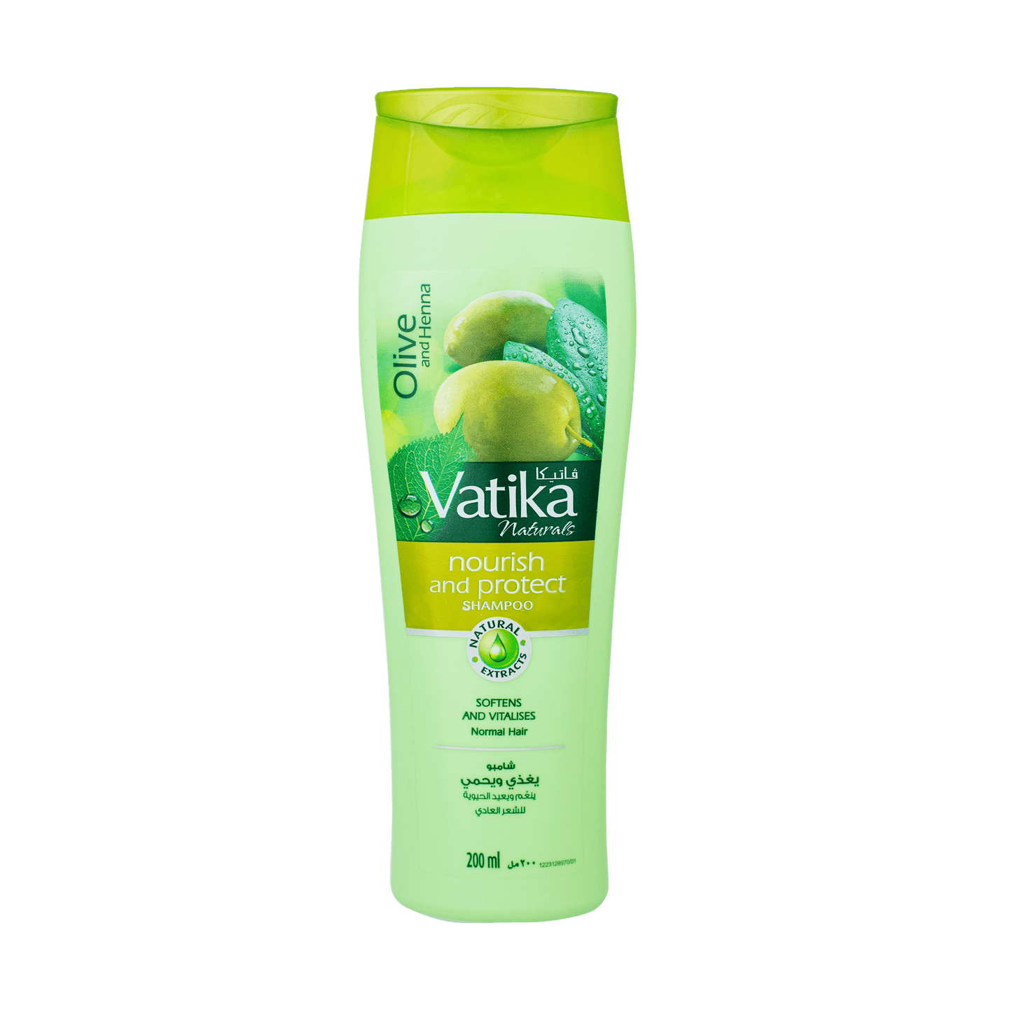 Vatika Nourish & Protect Shampoo - Olive and Henna 200ml